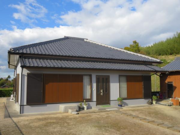 兵庫県洲本市　K様邸　外壁遮熱塗装リフォーム工事完工しました。